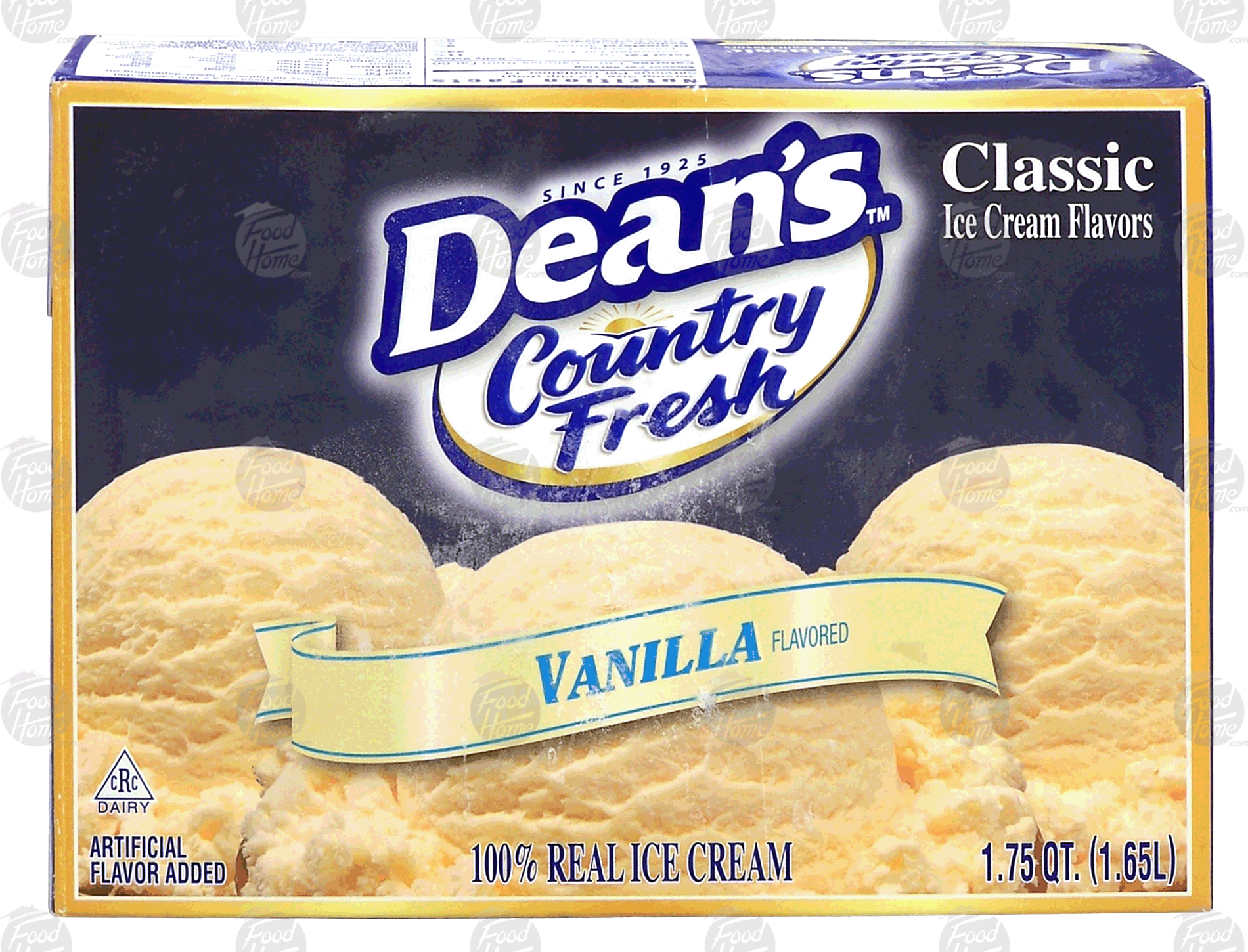 Dean's Country Fresh vanilla flavored ice cream Full-Size Picture